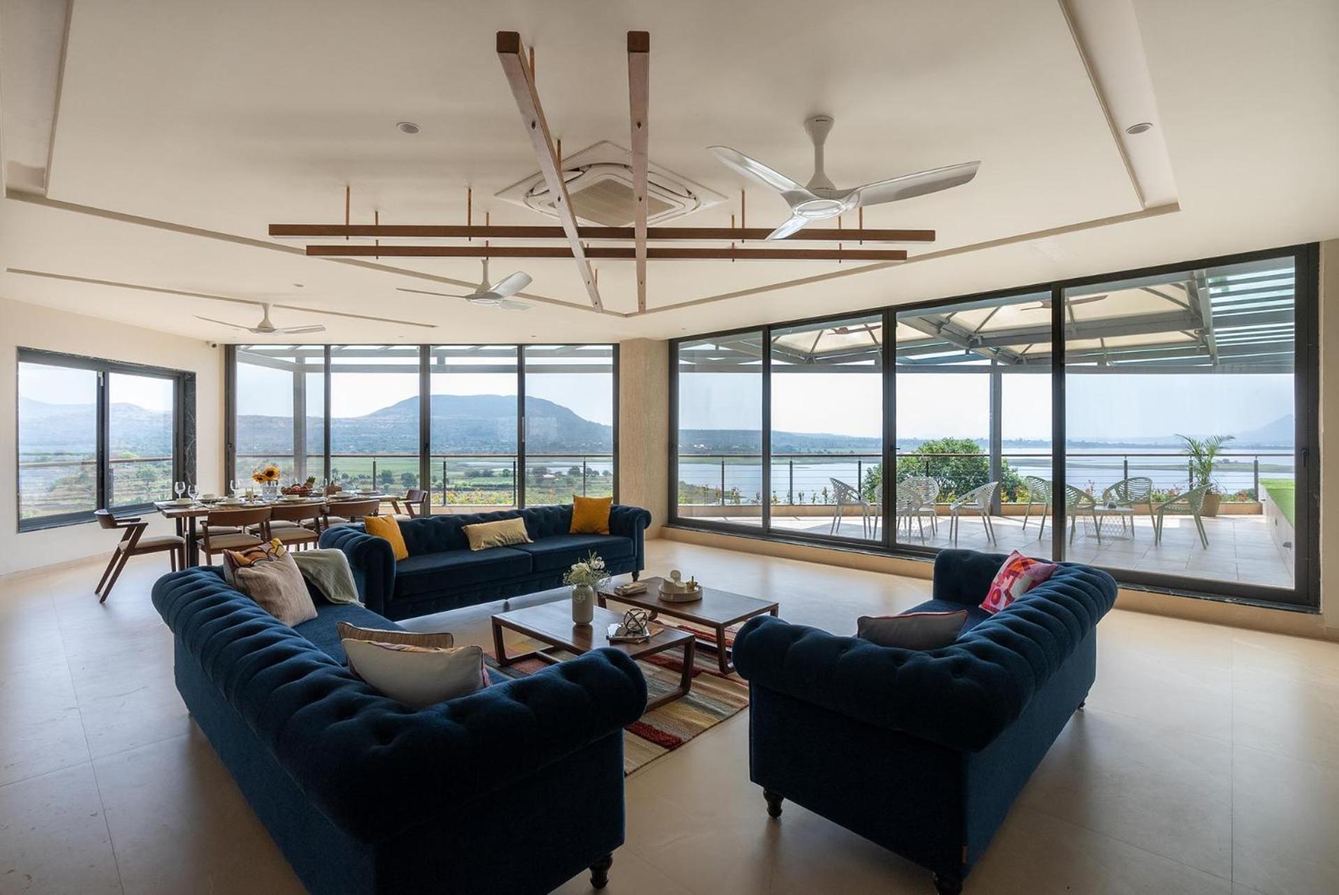 Pearl Lakeview Mansion By Stayvista - Lakeside Villa With Infinity Pool, Jacuzzi, In-House Theatre & Games Room Igatpuri Dış mekan fotoğraf
